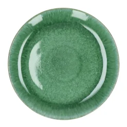 Pomax Vaisselle-TREILLE - assiette plate - grès - DIA 27,5 x H 3 cm - vert