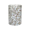 Pomax Photophores / T-lights-TREVISO - photophore - verre - DIA 18 x H 25,5 cm - blanc