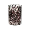 Pomax Photophores / T-lights-TREVISO - photophore - verre - DIA 18 x H 25,5 cm - noir
