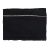 Pomax Linge De Table-TRIA - nappe de table - lin - L 250 x W 140 cm - noir