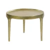 Pomax Tables Basses | Tables-TRIP - table basse - aluminium - DIA 49 x H 35 cm - or