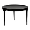 Pomax Tables Basses | Tables-TRIP - table basse - aluminium - DIA 60 x H 40 cm - noir