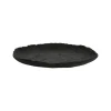 Pomax Bols & Paniers-TROMSO - plat - aluminium - DIA 29,5 x H 3 cm - noir