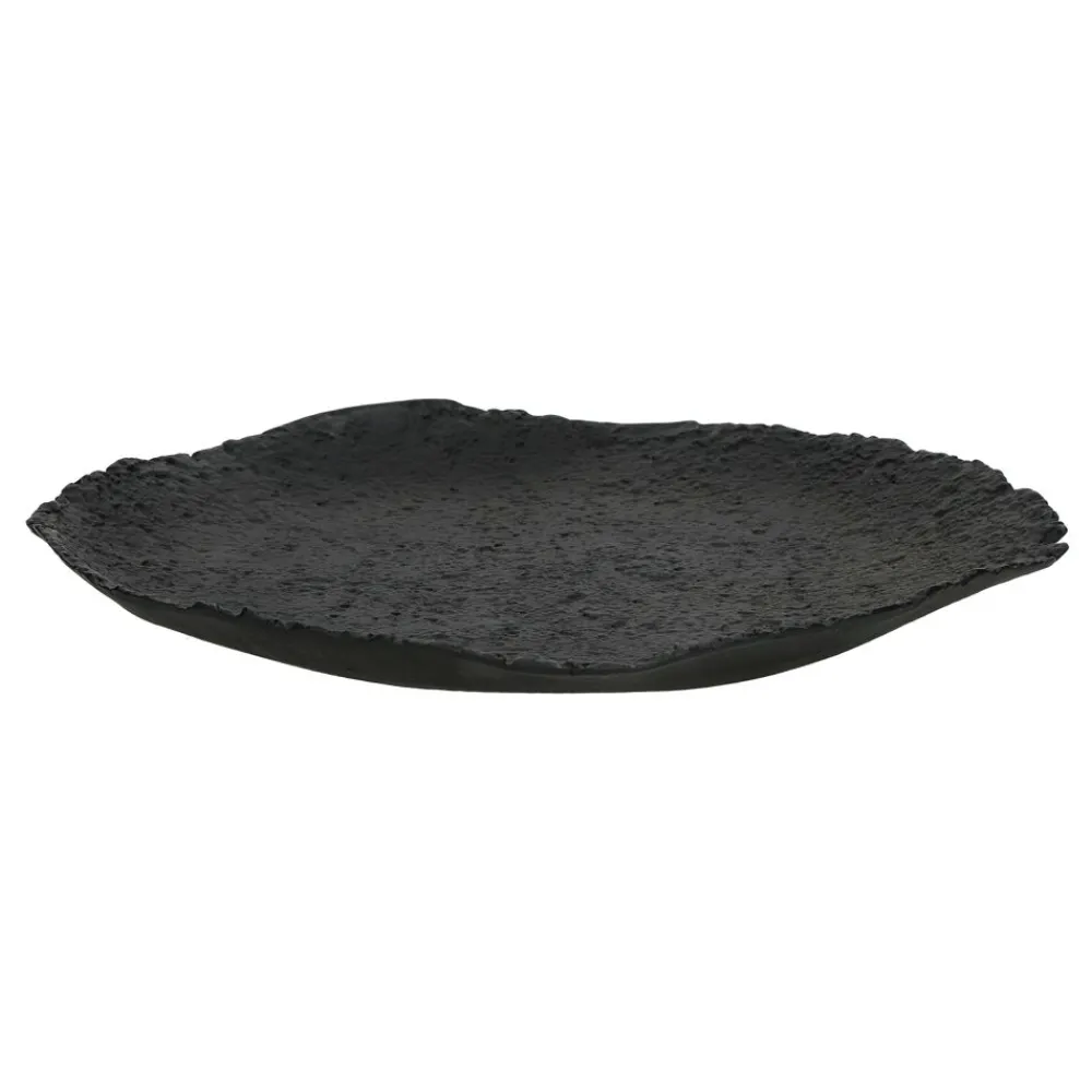 Pomax Bols & Paniers-TROMSO - plat - aluminium - DIA 42 x H 4 cm - noir