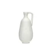 Pomax Vases-TRULLI - vase - aluminium - DIA 10,5 x H 22,5 cm - blanc cassé