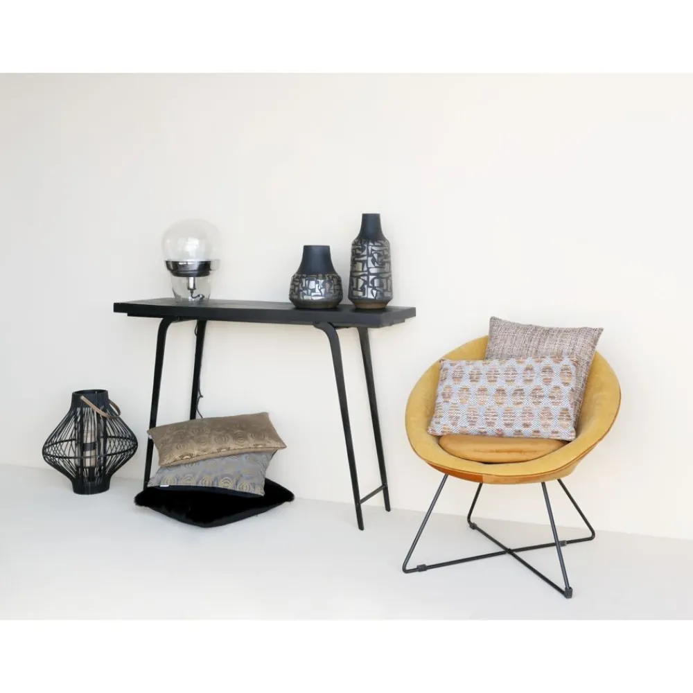 Pomax Lanternes-TULA - lanterne - bambou / métal - DIA 39 x H 43 cm