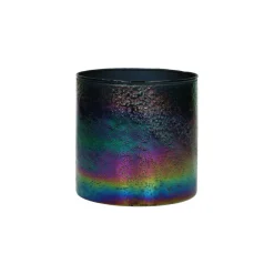Pomax Photophores / T-lights-UNICORN - photophore - verre - DIA 15 x H 15 cm - iridescent