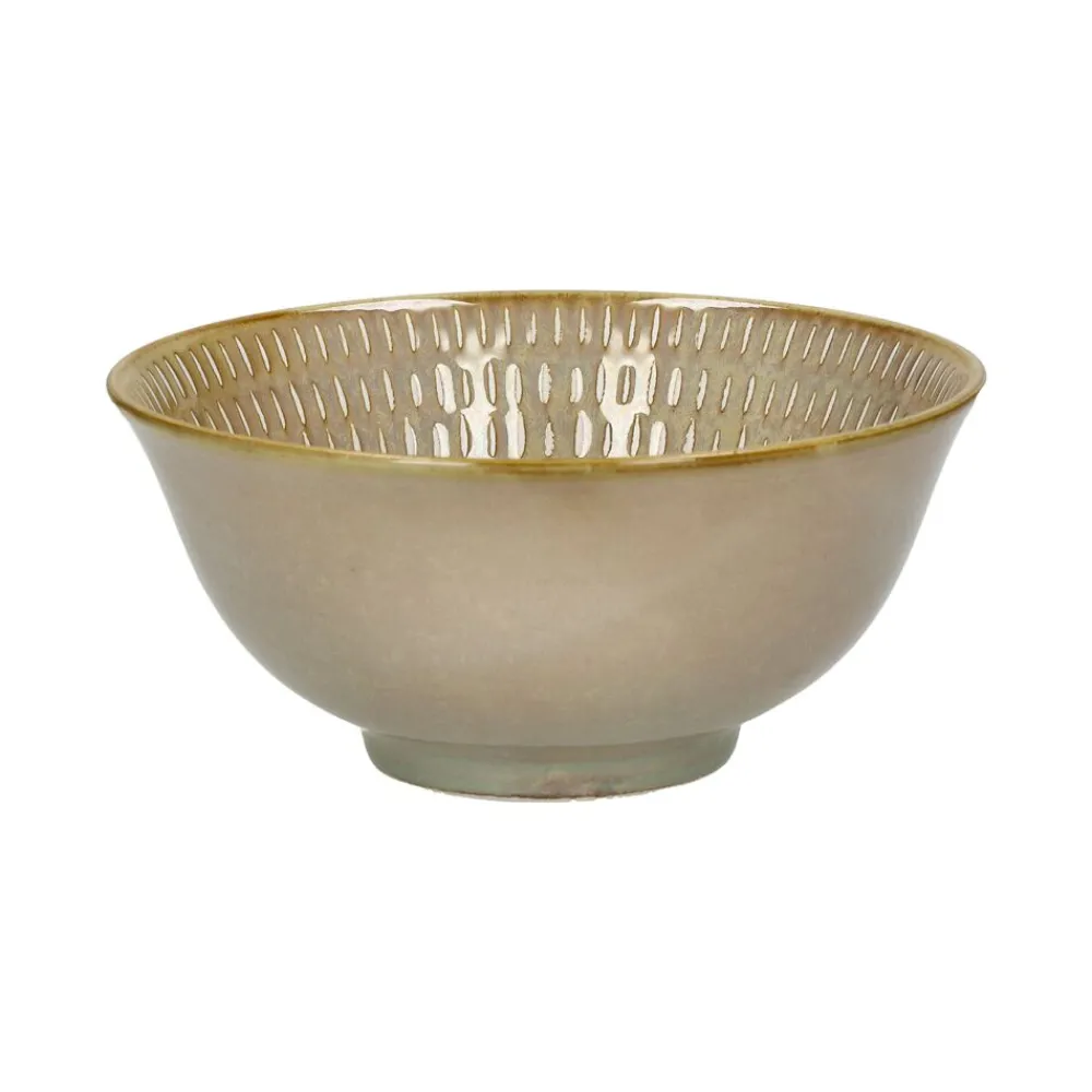 Pomax Vaisselle-UNIK - bol à soupe - porcelaine - DIA 15,5 x H 7 cm - beige