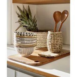 Pomax Vaisselle-UNIK - bol à soupe - porcelaine - DIA 15,5 x H 7 cm - beige