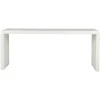 Pomax Consoles-VERONA - console - enduit à la chaux - L 180 x W 45 x H 76 cm - blanc cassé