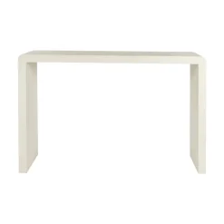 Pomax Consoles-VERONA - console - enduit à la chaux - L 120 x W 40 x H 80 cm - blanc cassé