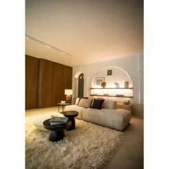 Pomax Tapis-VIAREGGIO - tapis - laine lincoln / coton - L 350 x W 250 cm - blanc