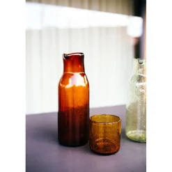 Pomax Carafes-VICO - carafe - verre - DIA 8,5 x H 24,5 cm - ambre
