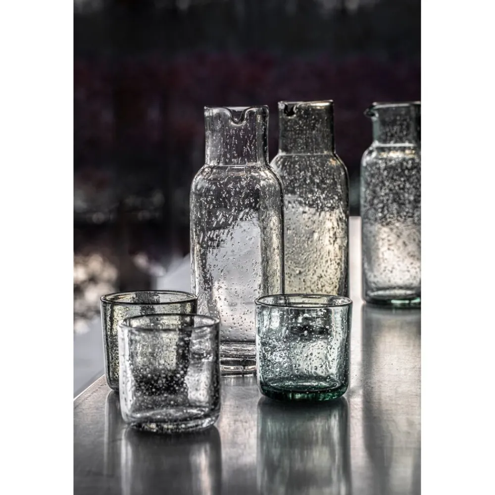 Pomax Carafes-VICO - carafe - verre - DIA 8,5 x H 24,5 cm - vert pâle