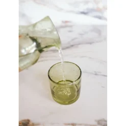 Pomax Carafes-VICO - carafe - verre - DIA 8,5 x H 24,5 cm - olive