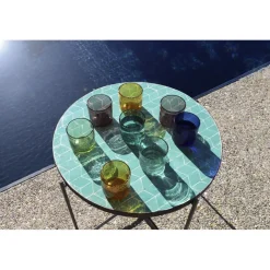 Pomax Verres-VICO - gobelet - verre - DIA 8 x H 8,2 cm - olive
