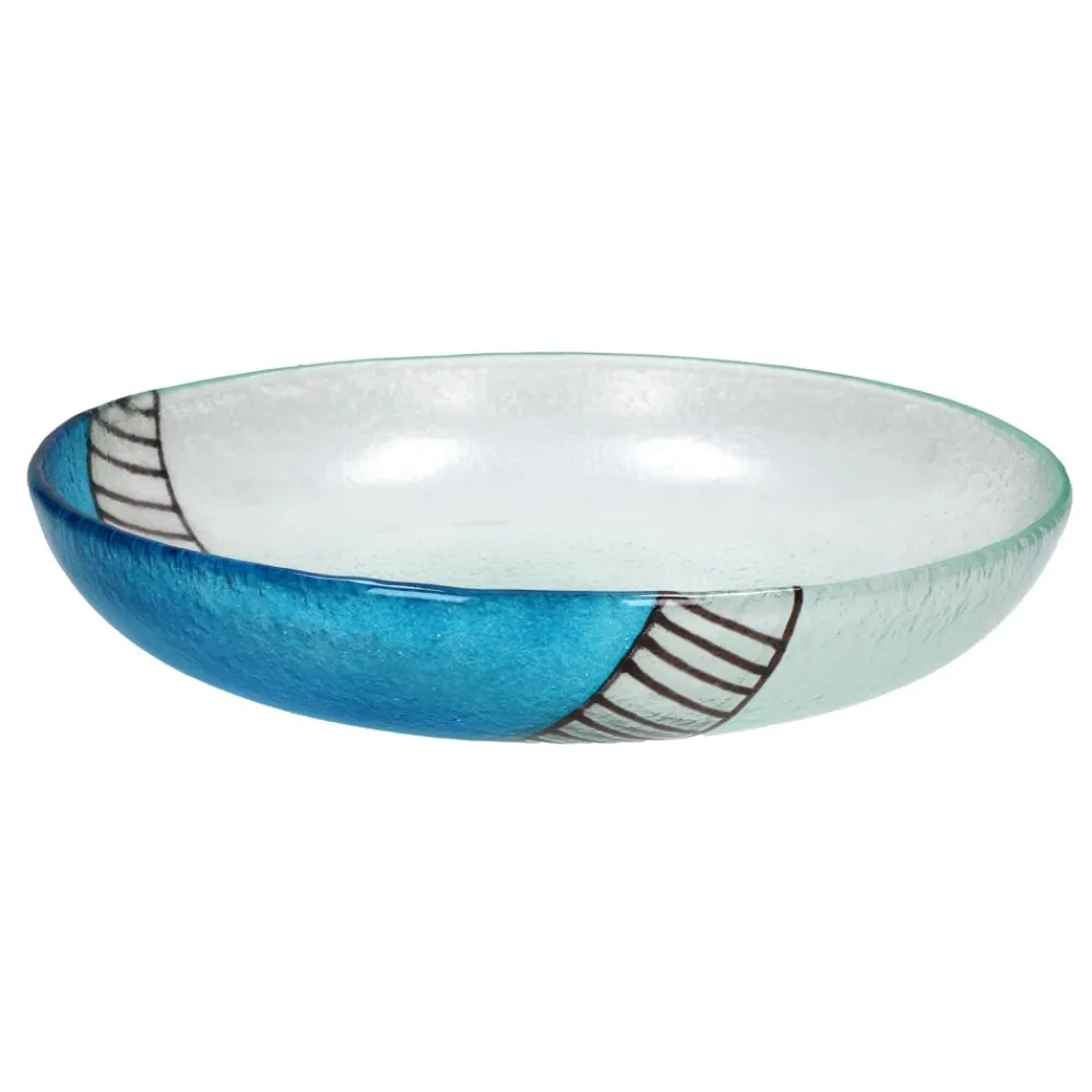 Pomax Vaisselle-VIDRO - plat - verre - DIA 30 x H 6 cm - noir