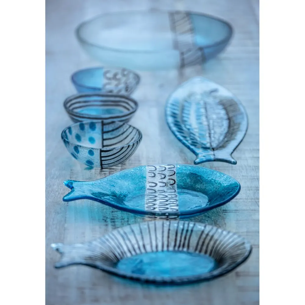 Pomax Vaisselle-VIDRO - plat - verre - DIA 30 x H 6 cm - noir