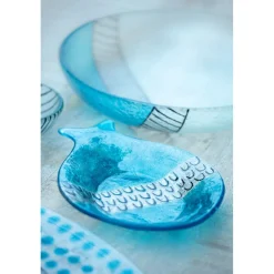 Pomax Vaisselle-VIDRO - plat - verre - DIA 30 x H 6 cm - noir