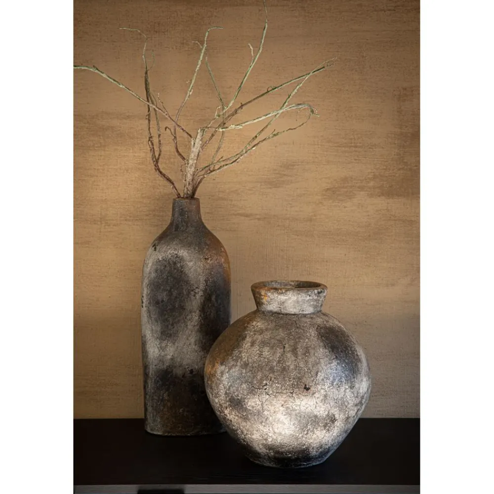 Pomax Vases-YARIM - vase - terracotta - DIA 31 x H 32 cm - multicolore