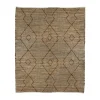 Pomax Tapis-YUCATAN - tapis - cuir recyclé / jute - L 240 x W 180 cm - naturel