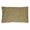 Pomax Coussins-ZAZOU - coussin - bouclé / laine - L 50 x W 30 cm - vert pâle