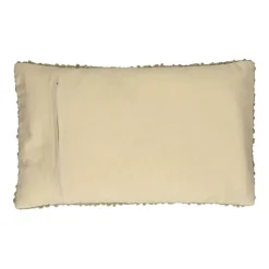 Pomax Coussins-ZAZOU - coussin - bouclé / laine - L 50 x W 30 cm - vert pâle