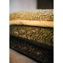 Pomax Coussins-ZAZOU - coussin - bouclé / laine - L 50 x W 30 cm - brun