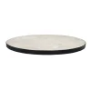 Pomax Concepts Modulaires-ZELLIX - dessus de table - zelliges marocaines - DIA 45 x H 2 cm - blanc