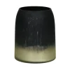 Pomax Photophores / T-lights-ZINGARO - photophore - verre - DIA 14 x H 17 cm - noir/or